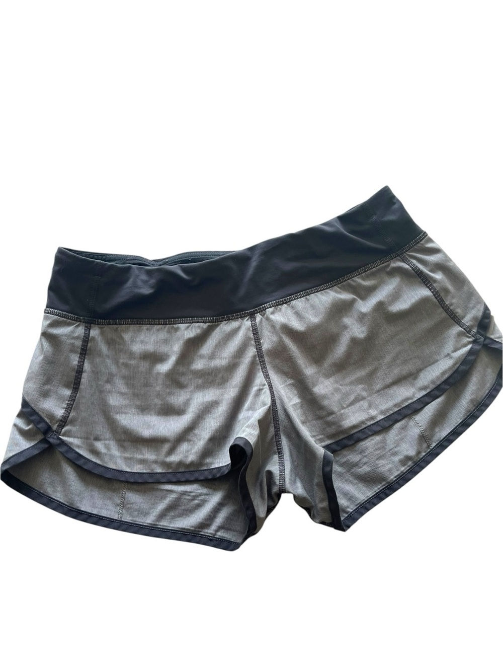 Lululemon Run: Speed Short Slate/Coal Sz 6 2.5” inseam